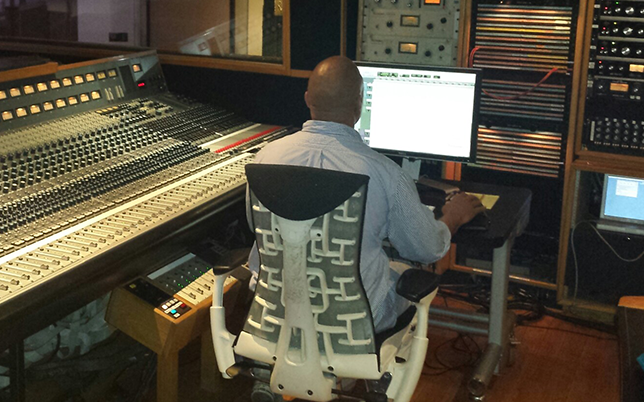 Ralph Sutton making Mix version using Avid Pro Tools