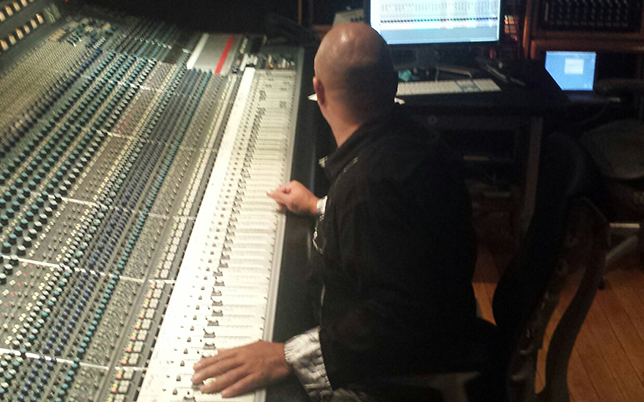 Ralph Sutton working on at Mixing Session