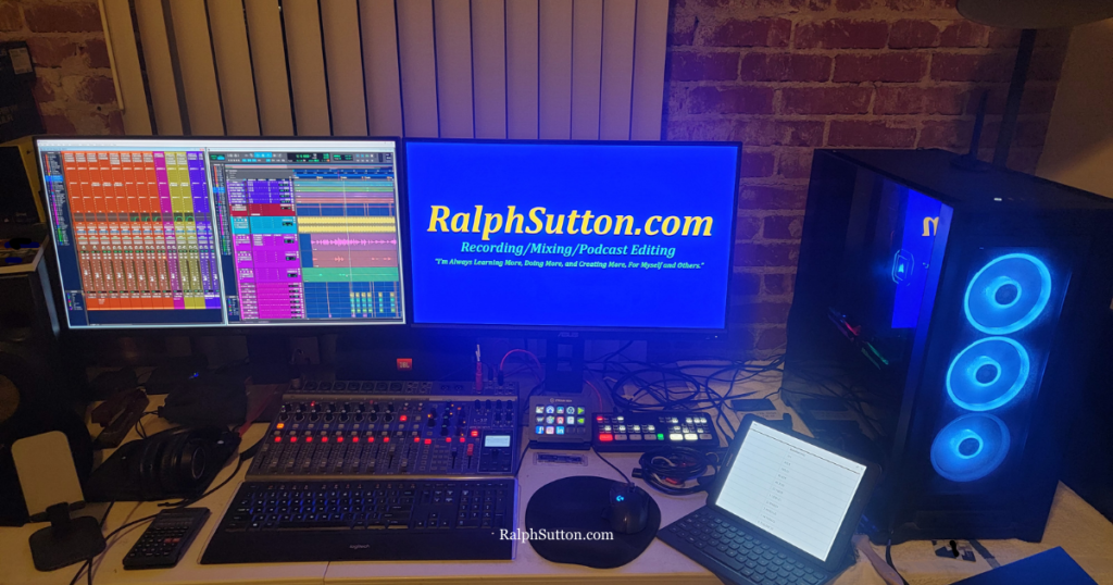 RalphSutton.com's Digital Audio and Video Workstation X570, Ryzen 9 5900X GeForce RTX 3060 OC 12GB