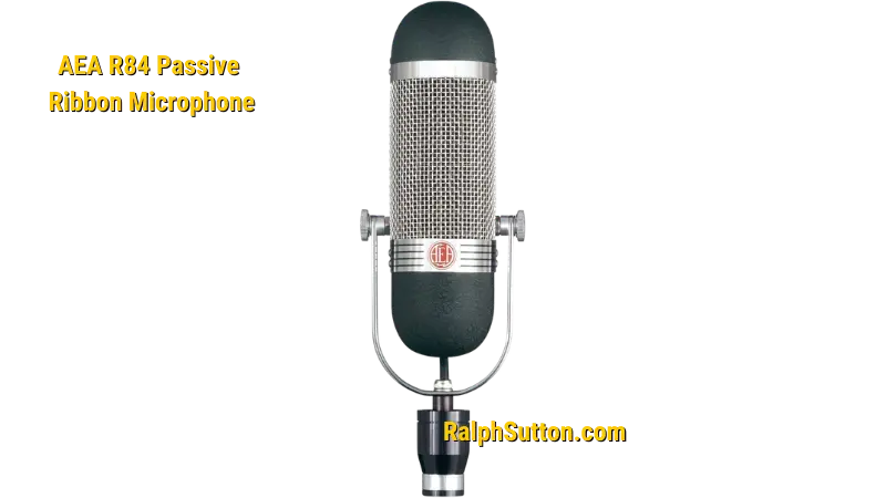 AEA R84 ribbon microphone used by Ralph Sutton for jazz horn recordings