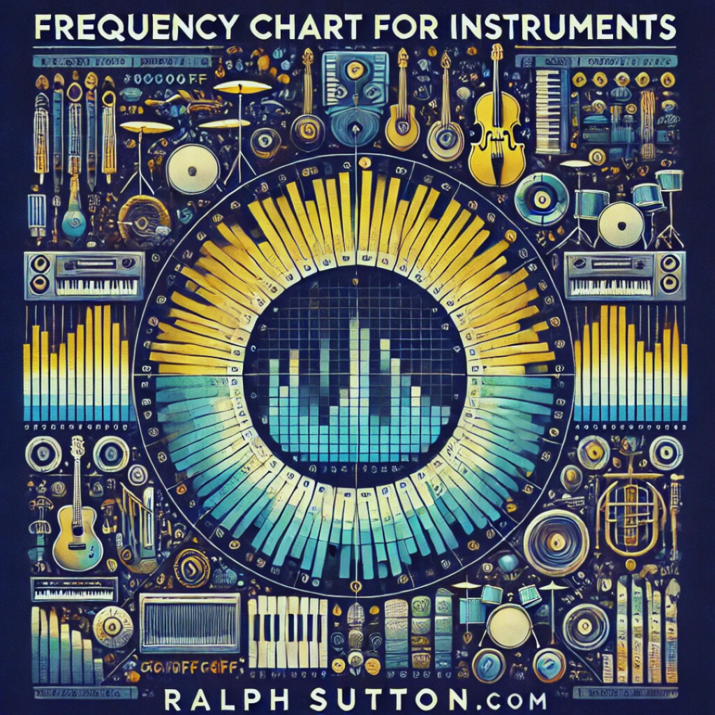 Image of Ralph Sutton's Frequency Chart for Instruments