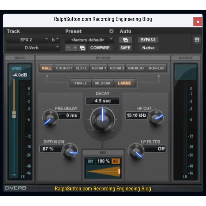 RalphSutton.com_Recording Engineering Blog_Pro Tools D-Verb Plugin