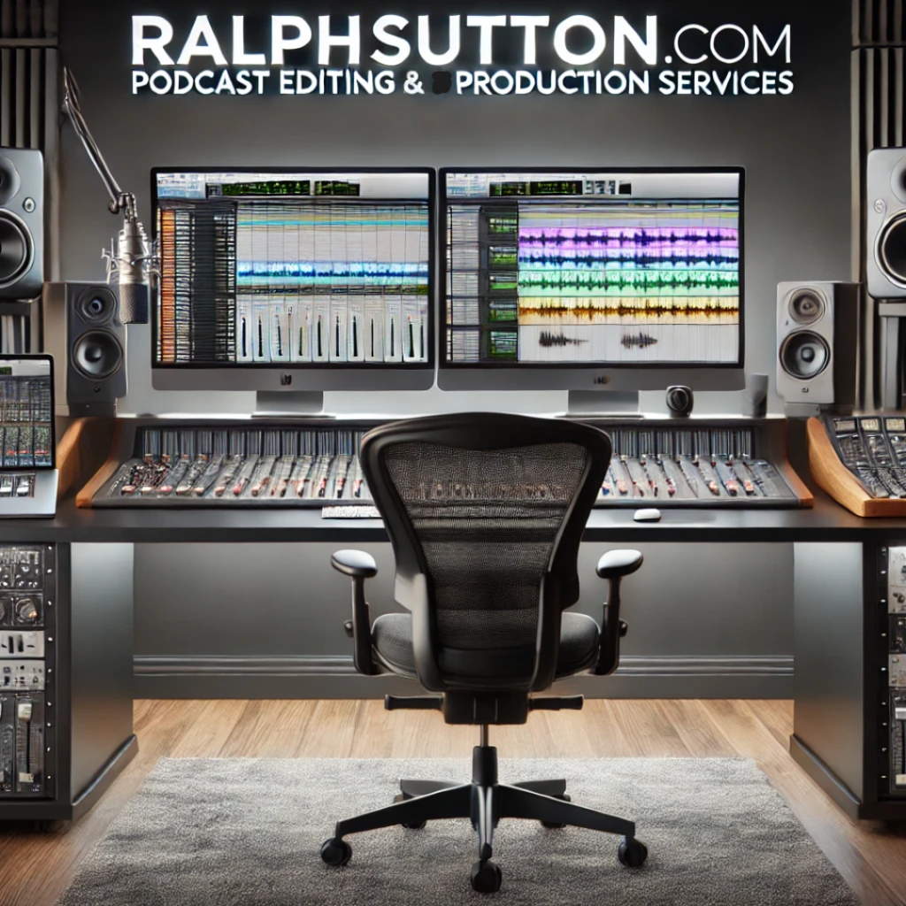 RalphSutton.com Podcast Editing and Production Service Branding Image and Logo
