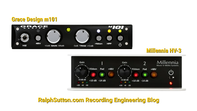RalphSutton.com Recording Engineering Blog_Grace_Design_m101_and_Millennia_HV-3