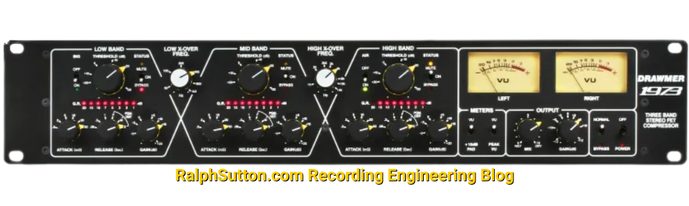 RalphSutton.com Recording Engineering Blog Drawmer 1973 3 Band Stereo FET Compressor 1
