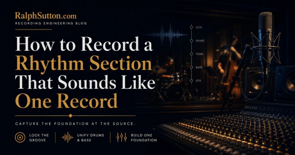 Featured image for How to Record a Rhythm Section That Sounds Like One Record by Ralph Sutton