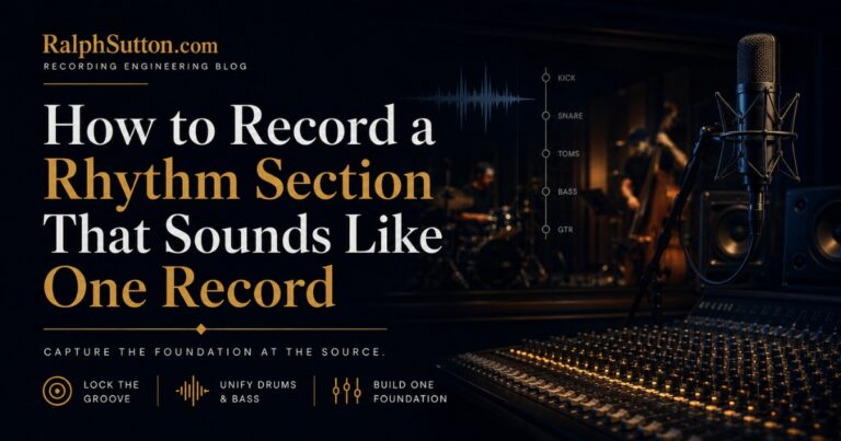Featured image for How to Record a Rhythm Section That Sounds Like One Record by Ralph Sutton
