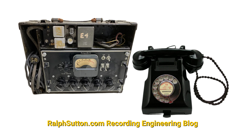 RalphSutton.com Recording Engineering Blog_The Truth About Studio EQ_1950s Western Electric Broadcast Mixer and Telephone RalphSutton.com Recording Engineering Blog_The Truth About Studio EQ_1950s Western Electric Broadcast Mixer and Telephone