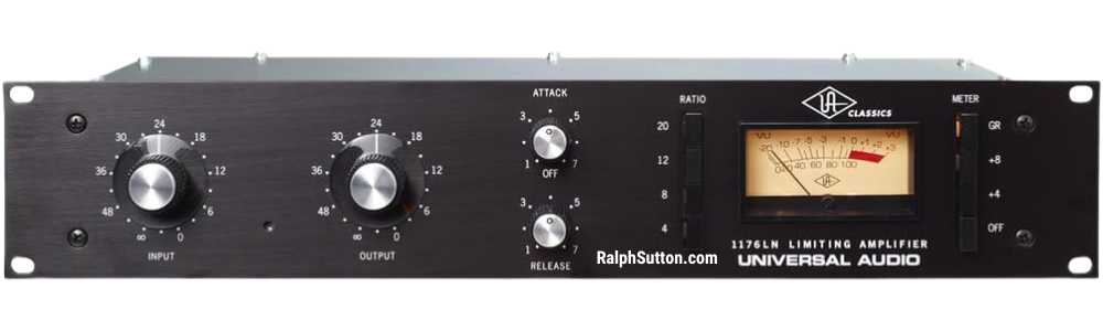 RalphSutton.com_Universal Audio 1176LN Compressor used by Ralph Sutton for sidechain compression and keying